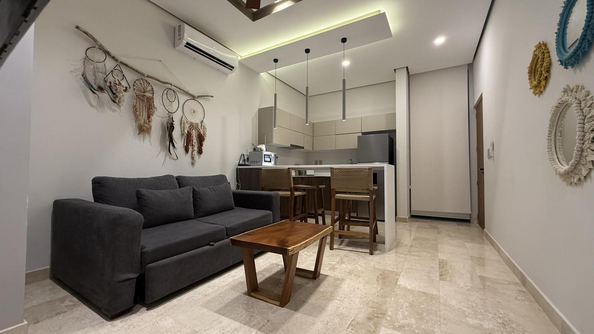 Nuevo 1br A Pasos De La Playa Apartamento *